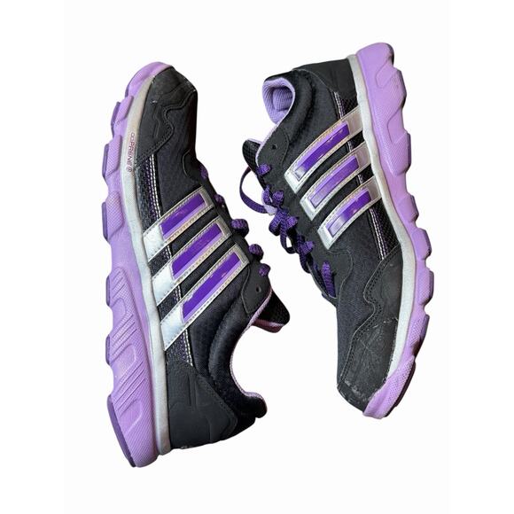 Adidas Women’s Size 10 Black Purple Athletic Running Sneakers Ortholite - Picture 9 of 11